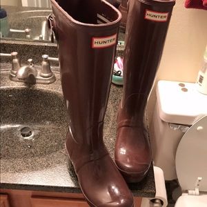 Tall Hunter Rain Boots size 7