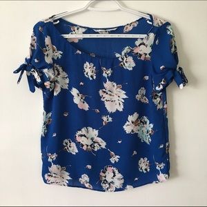 Zara TRF Flowery Top XS