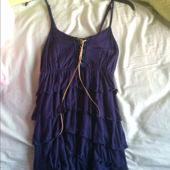 Wet Seal navy blue spaghetti strap