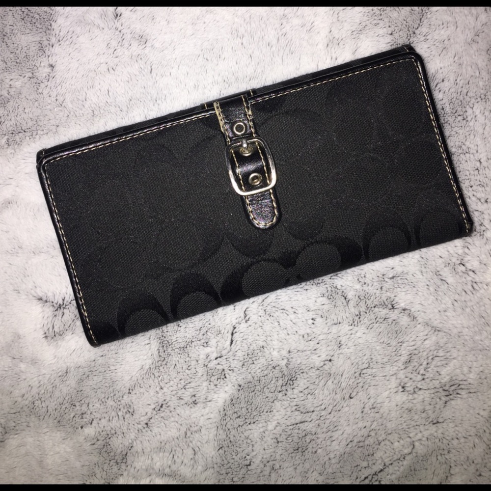 Black Coach Wallet