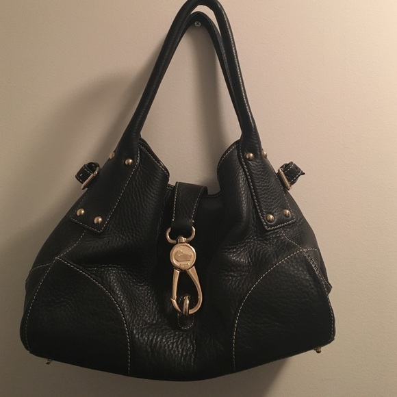 Dooney & Bourke black leather bag
