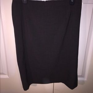 Theory "golda" pencil skirt charcoal gray