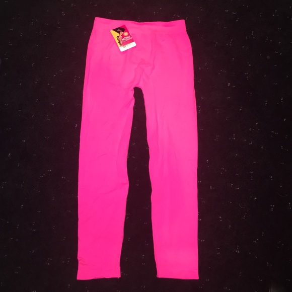 NWT Neon Pink Stretchy Leggings Go with Everything