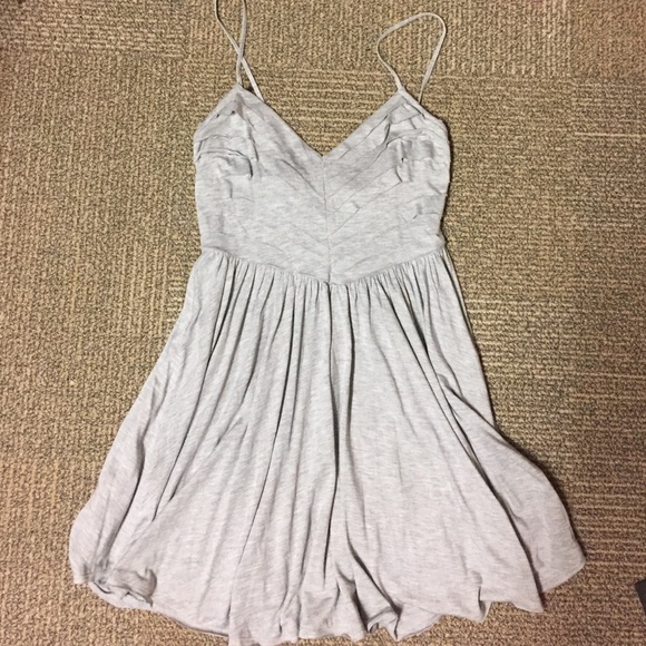 Gray mini dress