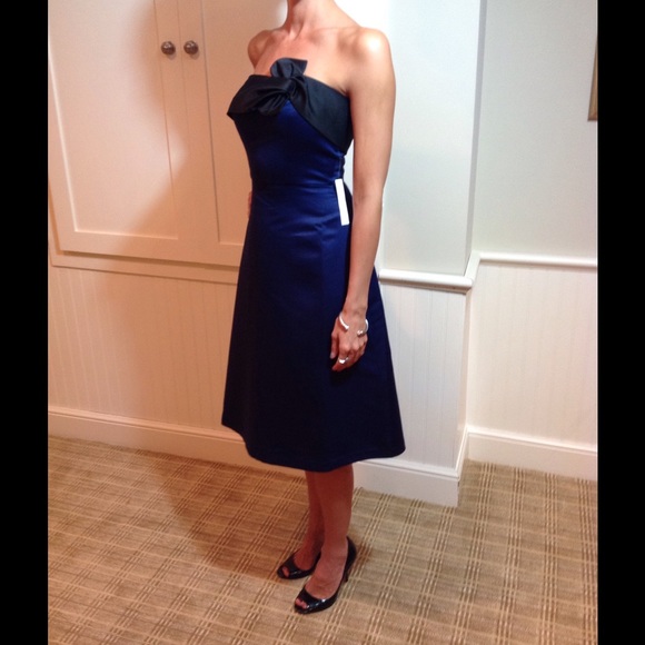 😊🎁New Sable and Zoe Strapless Colorblock Dress 4 - Picture 2 of 4