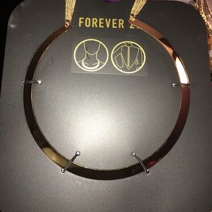 New Forever 21 Gold Necklace