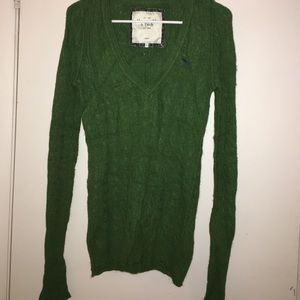 Abercrombie & Fitch Green Sweater