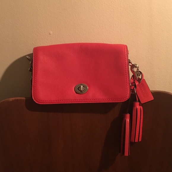 Red Coach crossbody