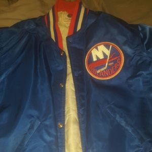 Vintage Ny Islanders Starter Bomber Jacket