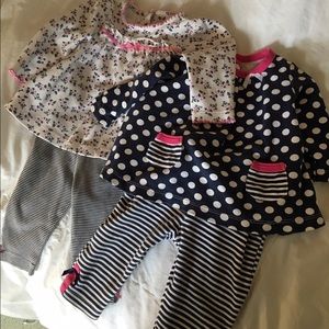 4-Piece Long Sleeve Pant Set