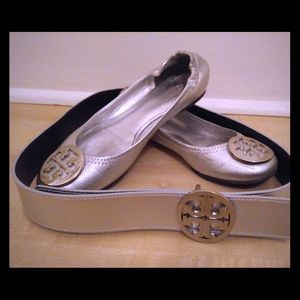 Tory Burch 👠 and belt set!!!
