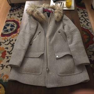J.Crew Stadium Cloth Jacket - Grey