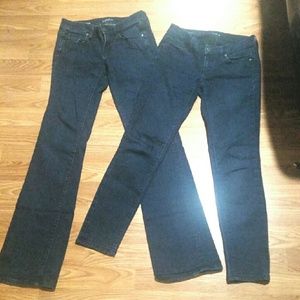 2 Pair Lot LOFT Jeans
