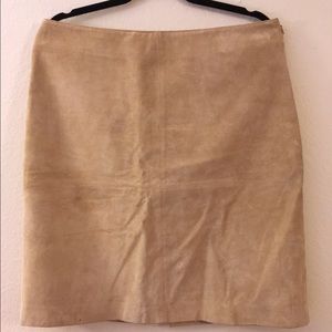 Mossimo 100% suede leather pencil skirt