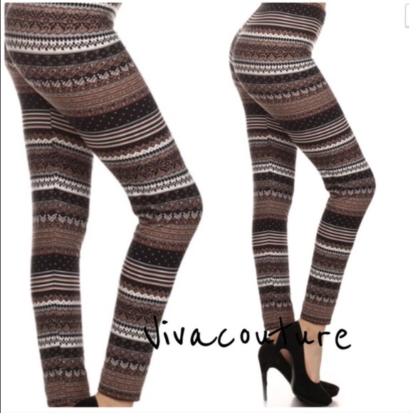 New Fair Isle Leggings - Picture 4 of 4