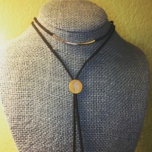 Cactus choker neck tie