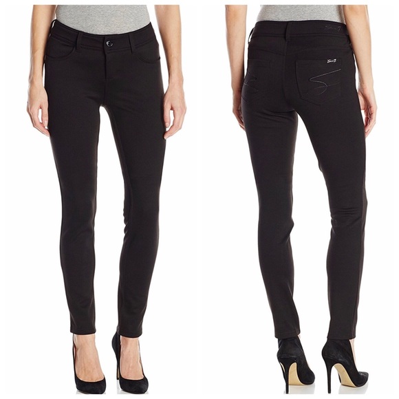 Seven7 Skinny Soft Black Jegging Pant