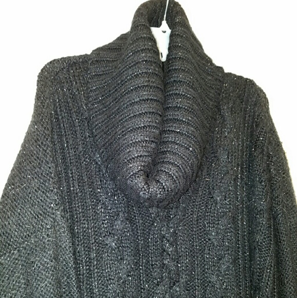 Black Cowlneck Sweater