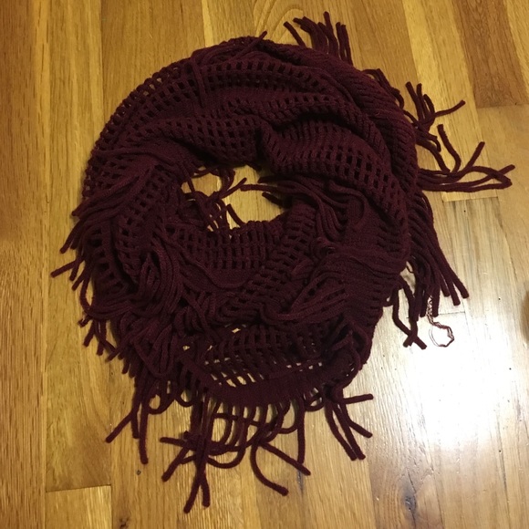 Burgundy Infinity Scarf