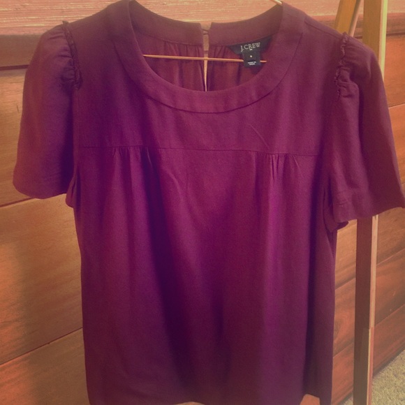 J. Crew Draped Gathered Top