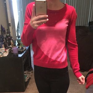 Heart sweater size XS - never worn