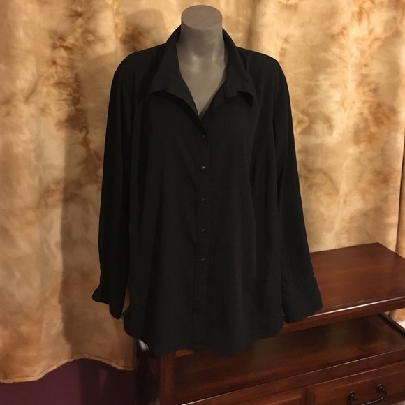 East 5th long sleeve polyester button up shirt. - Picture 1 of 4