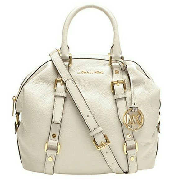 Michael Kors Handbags - SOLD Michael Kors MD Bedford Satchel Vanilla