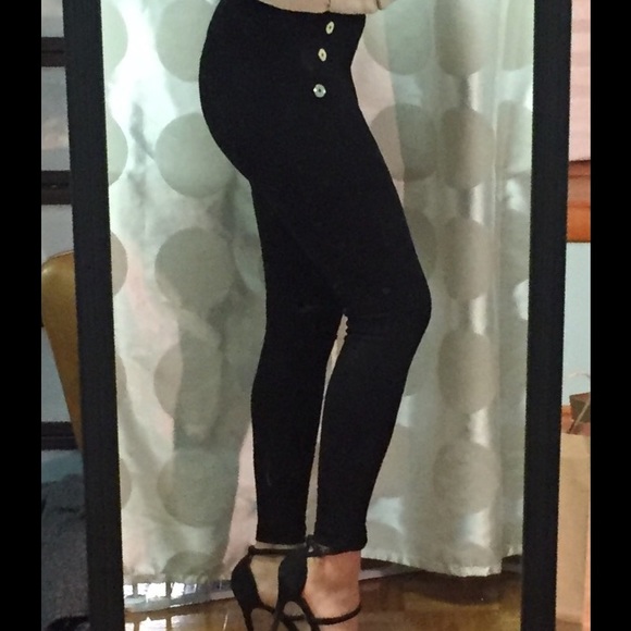 Slim black pants