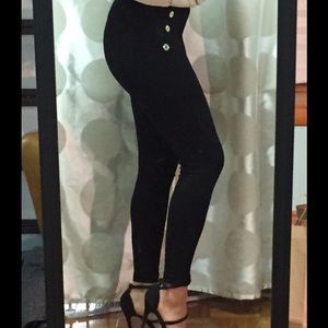 Slim black pants