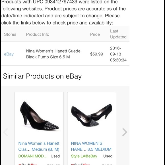 Nina black Hanett Heels