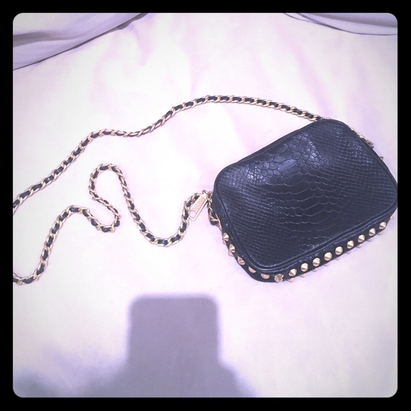 Rebecca Minkoff studded shoulder chain purse!