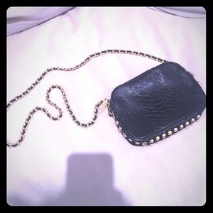 Rebecca Minkoff studded shoulder chain purse!
