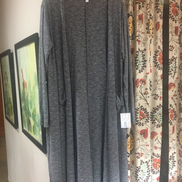 Lularoe Sarah XL. Heathered grey.