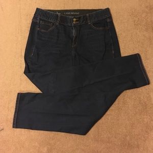 Lane Bryant straight leg jeans.