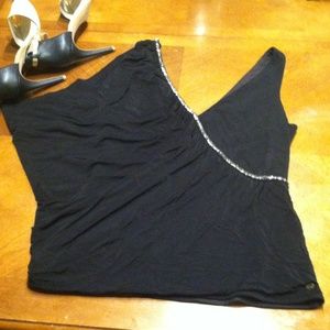 Guess Black & Gold Top - Beautiful Like New