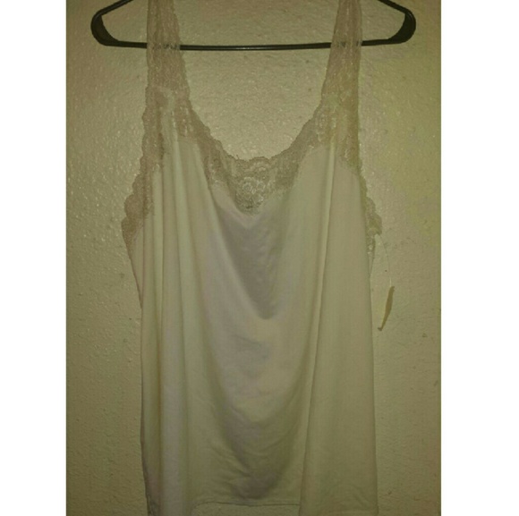 White Lace Lingerie / Cami Plus Size