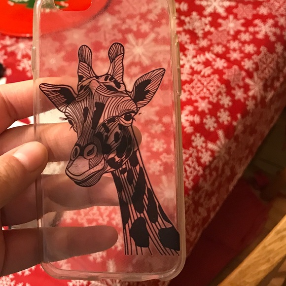 TWO Transparent Giraffe iPhone 6 silicone cases - Picture 3 of 3