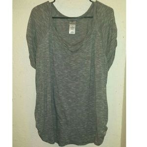 Grey Plus Size Blouse