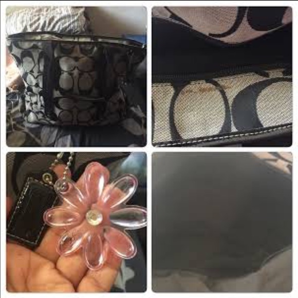 Coach Brown Signature Purse No. K1276- f19190 Carryall  Coach purse