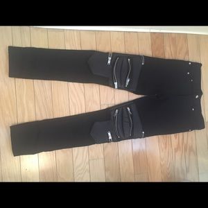 Saint Laurent Paris Biker Jeans