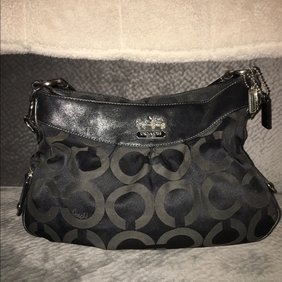 Black Coach Purse - Picture 1 of 4