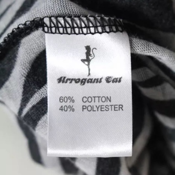 SALE🔥Arrogant Cat 🐾Zebra w/ bedazzle - Picture 4 of 4