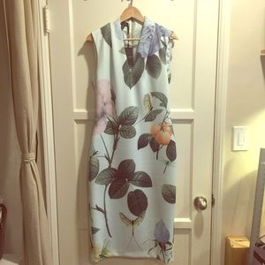 Beautiful Ted Baker Floral Print Dress NWT