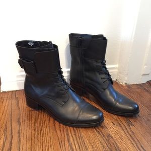 Saks Fifth Avenue Combat Boots