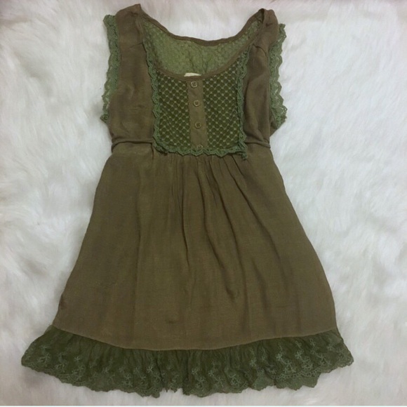 Green Babydoll Top
