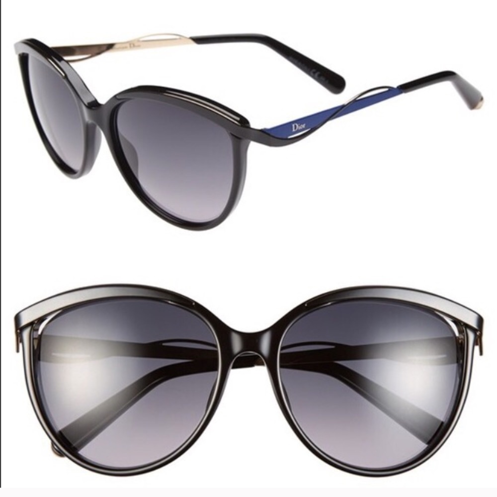 Dior Sunglasses Metal Eyes 1 Black/Blue