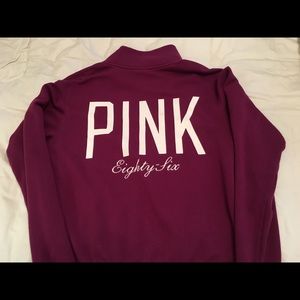 Pink Half-Zip