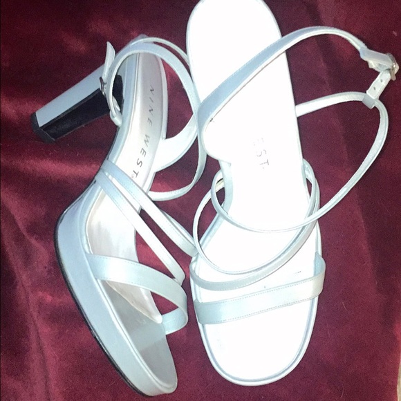 Nine West Baby blue heels