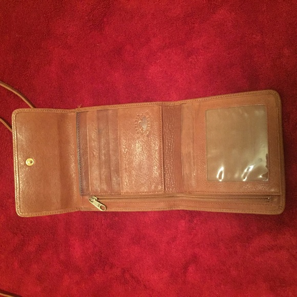 Leather Wallet with Strap - Picture 2 of 4