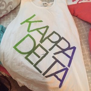Kappa Delta Tank Top Worn Once